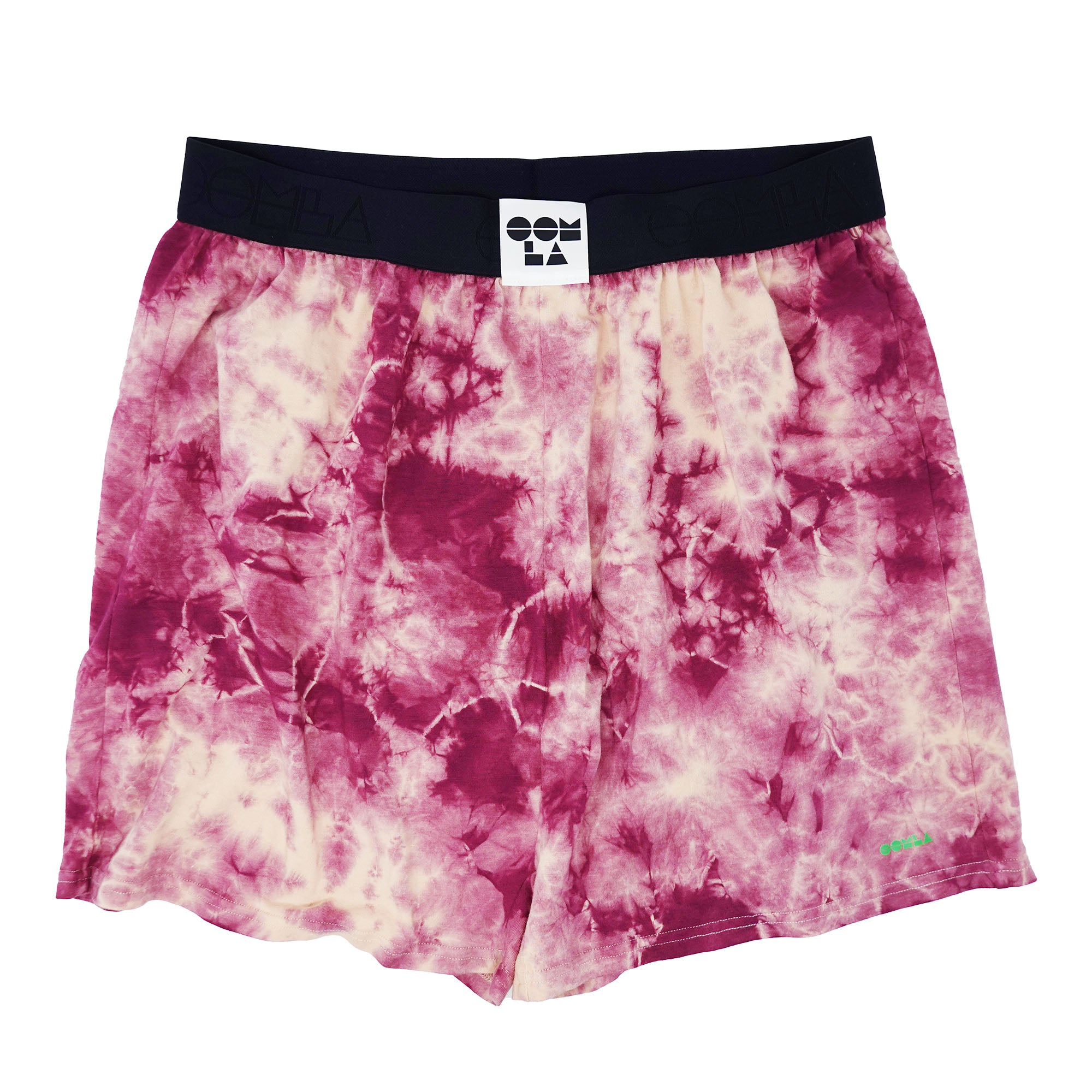 *LIMITED EDITION* red + pink ice wash OOMSHORTS