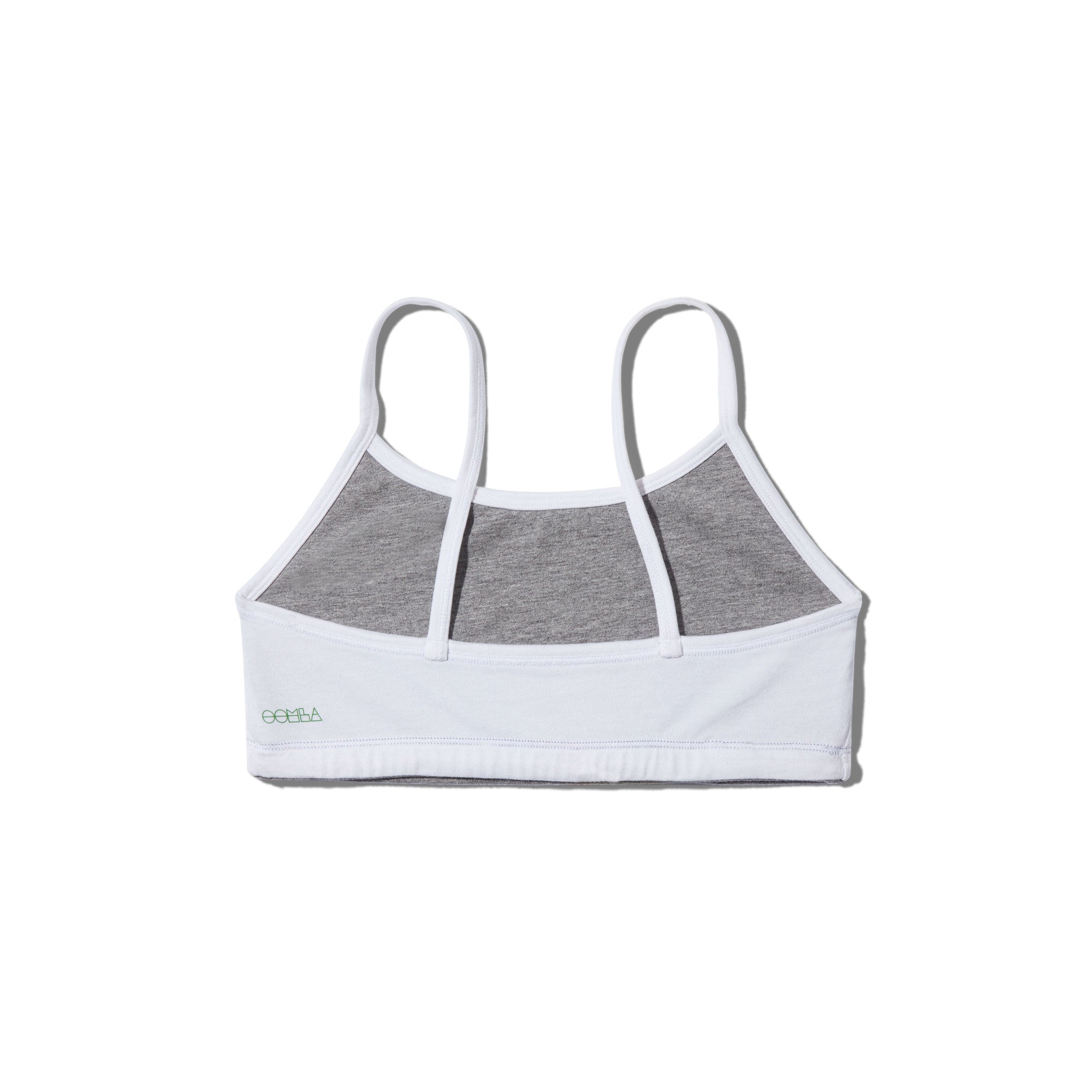 White + Heather Grey Straight straps OOMBRA