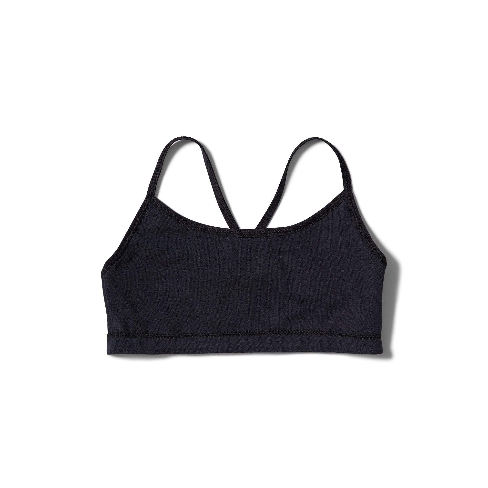 Black + White Crossed Straps OOMBRA