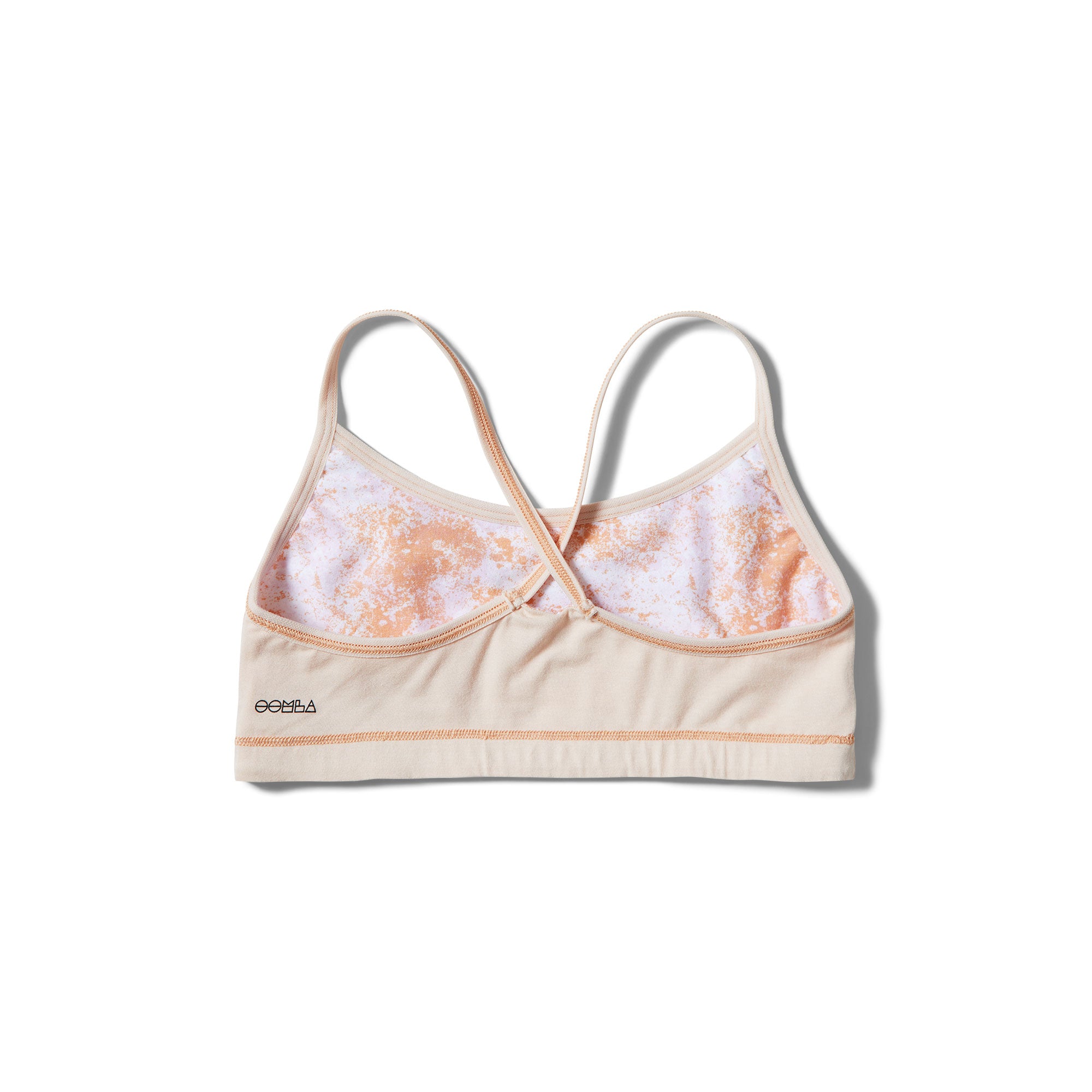 Orange Splatter Crossed Straps OOMBRA