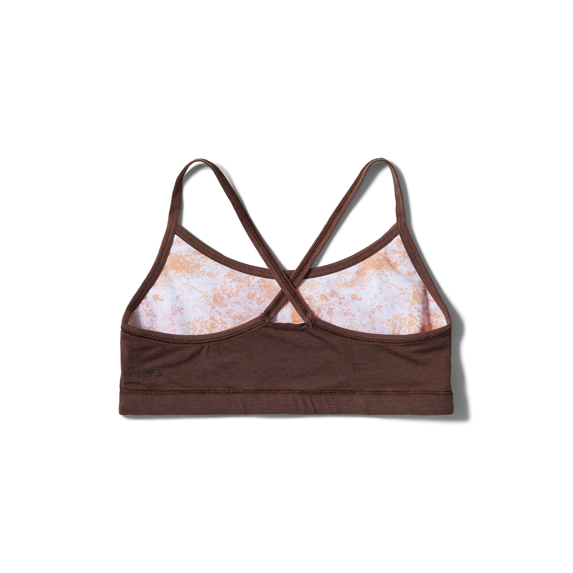 Orange Splatter Crossed Straps OOMBRA