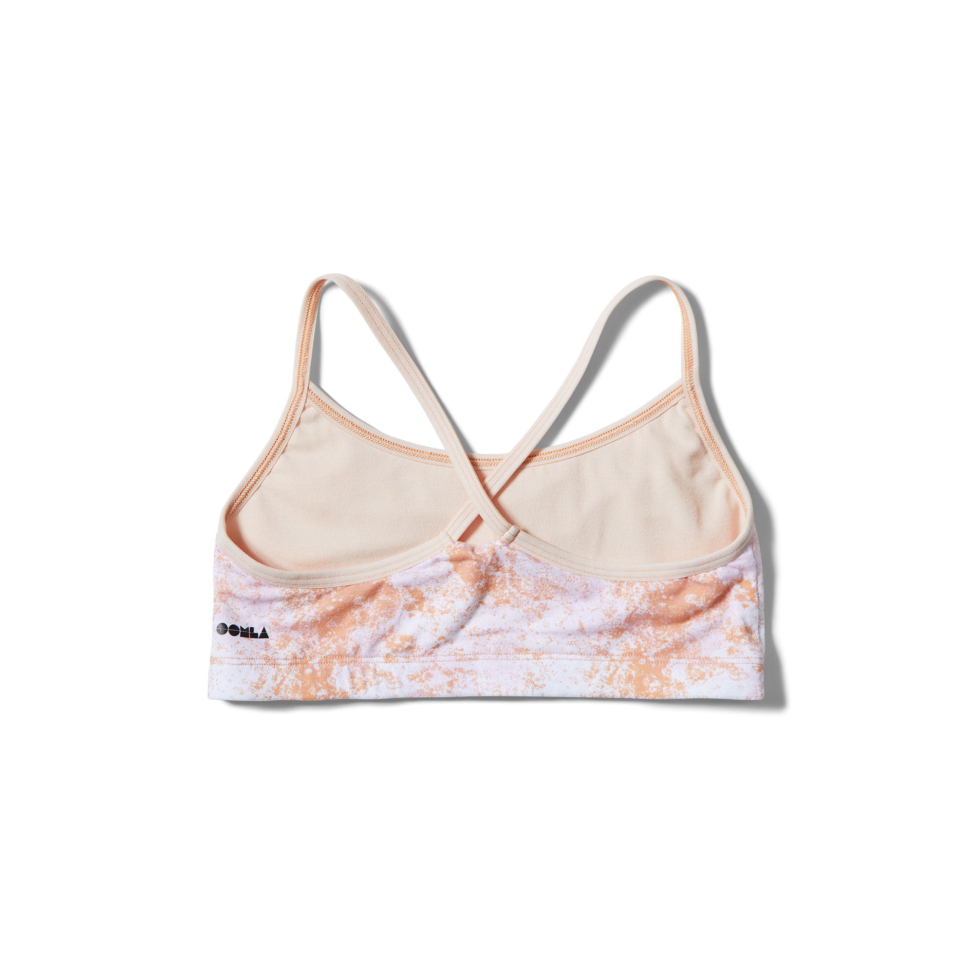 Orange Splatter Crossed Straps OOMBRA
