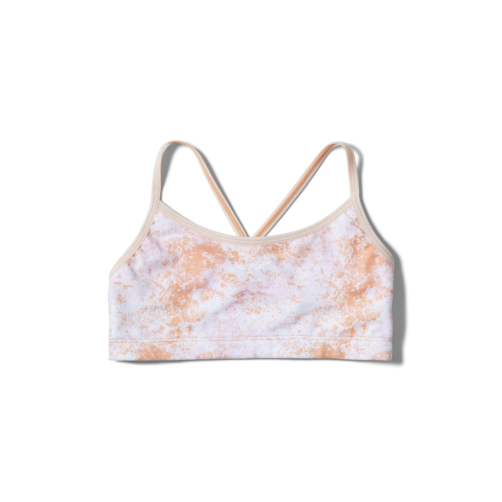 Orange Splatter Crossed Straps OOMBRA