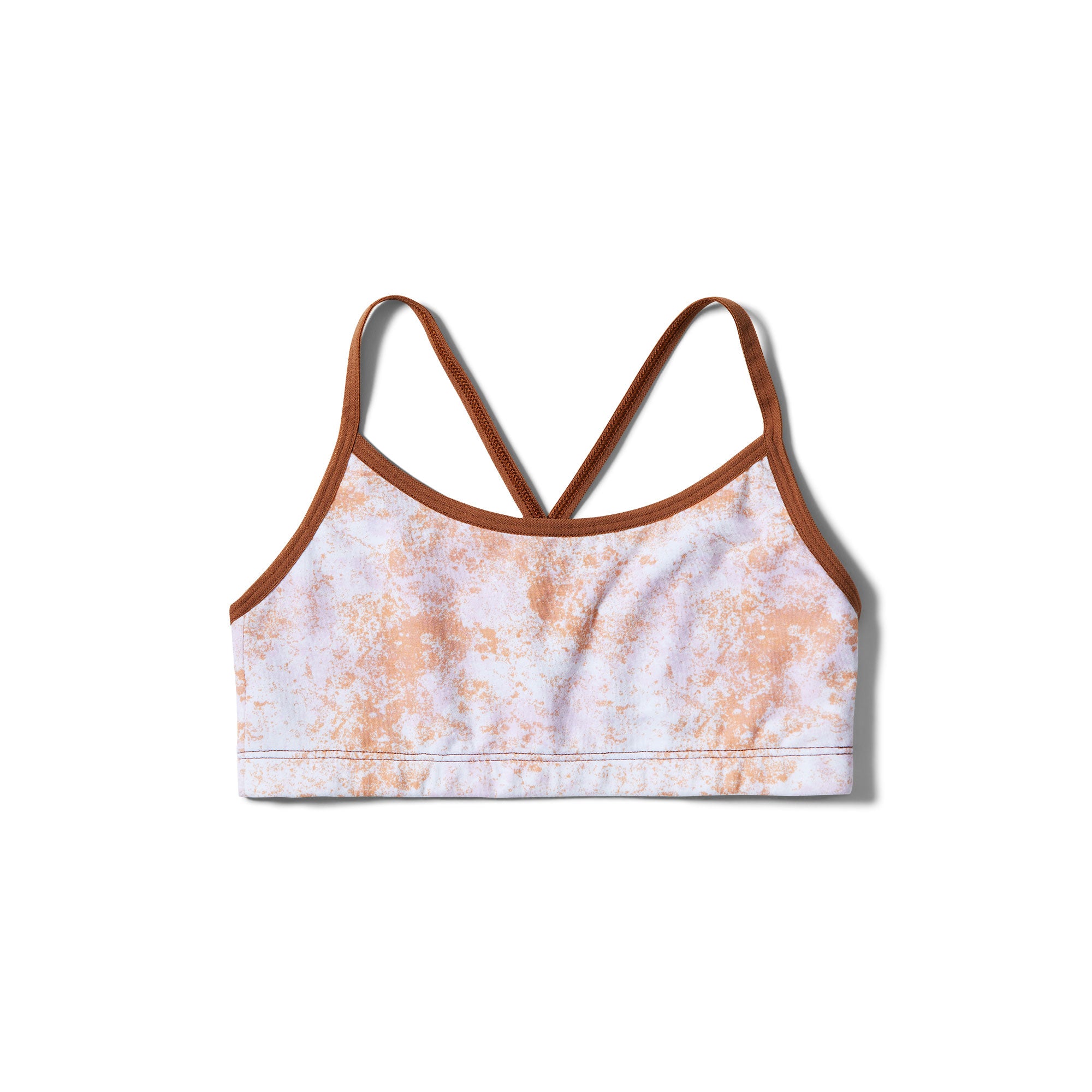 Orange Splatter Crossed Straps OOMBRA