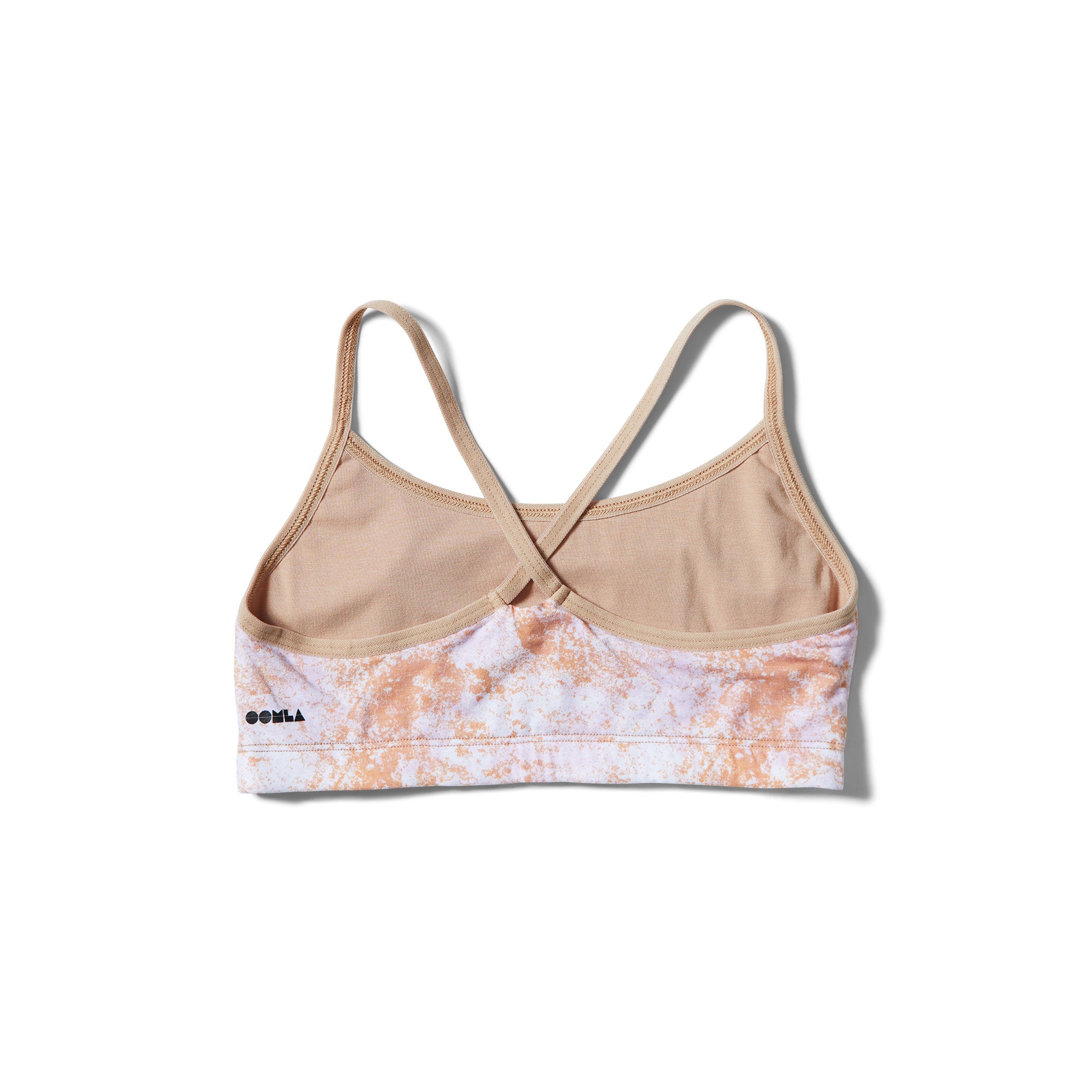 Orange Splatter Crossed Straps OOMBRA