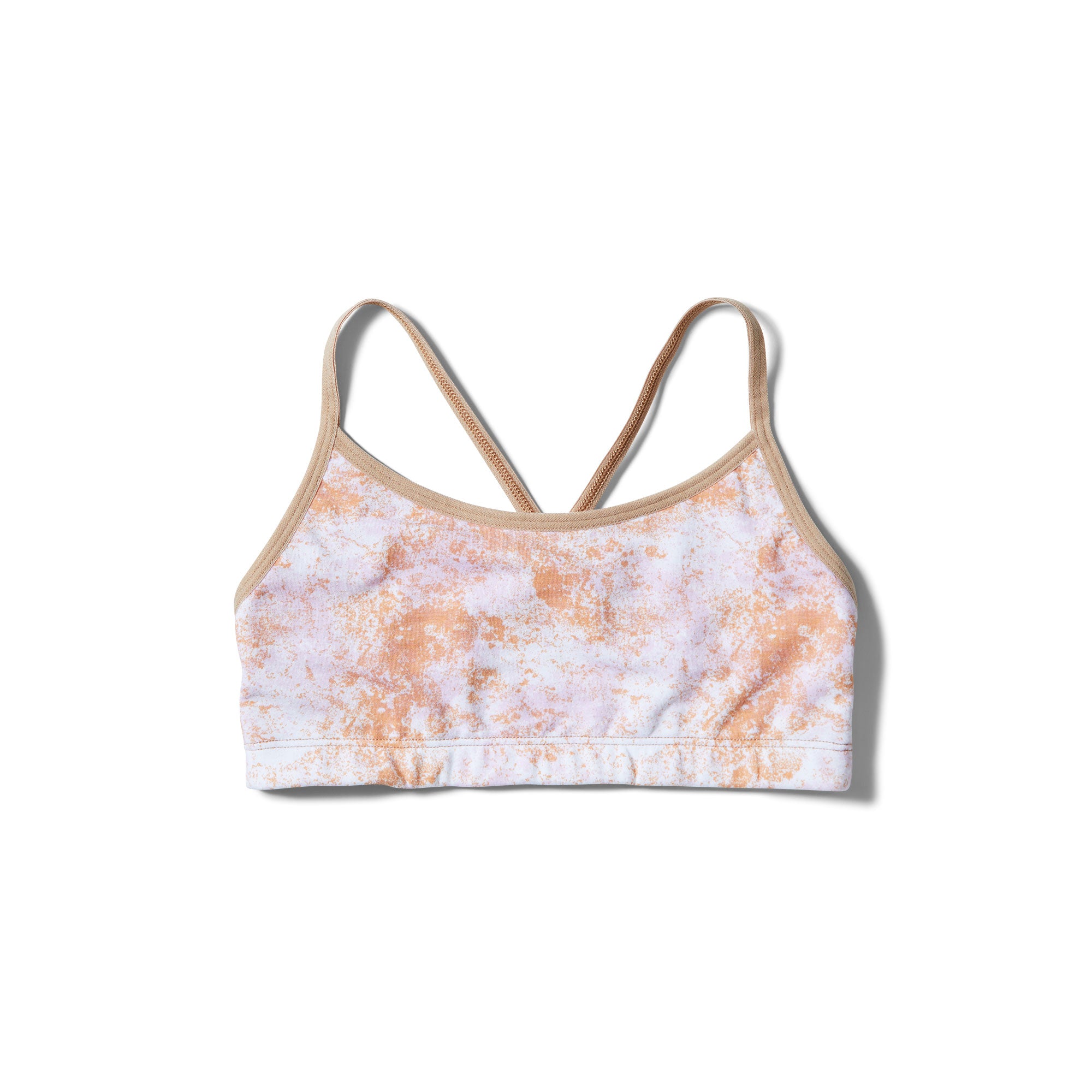 Orange Splatter Crossed Straps OOMBRA