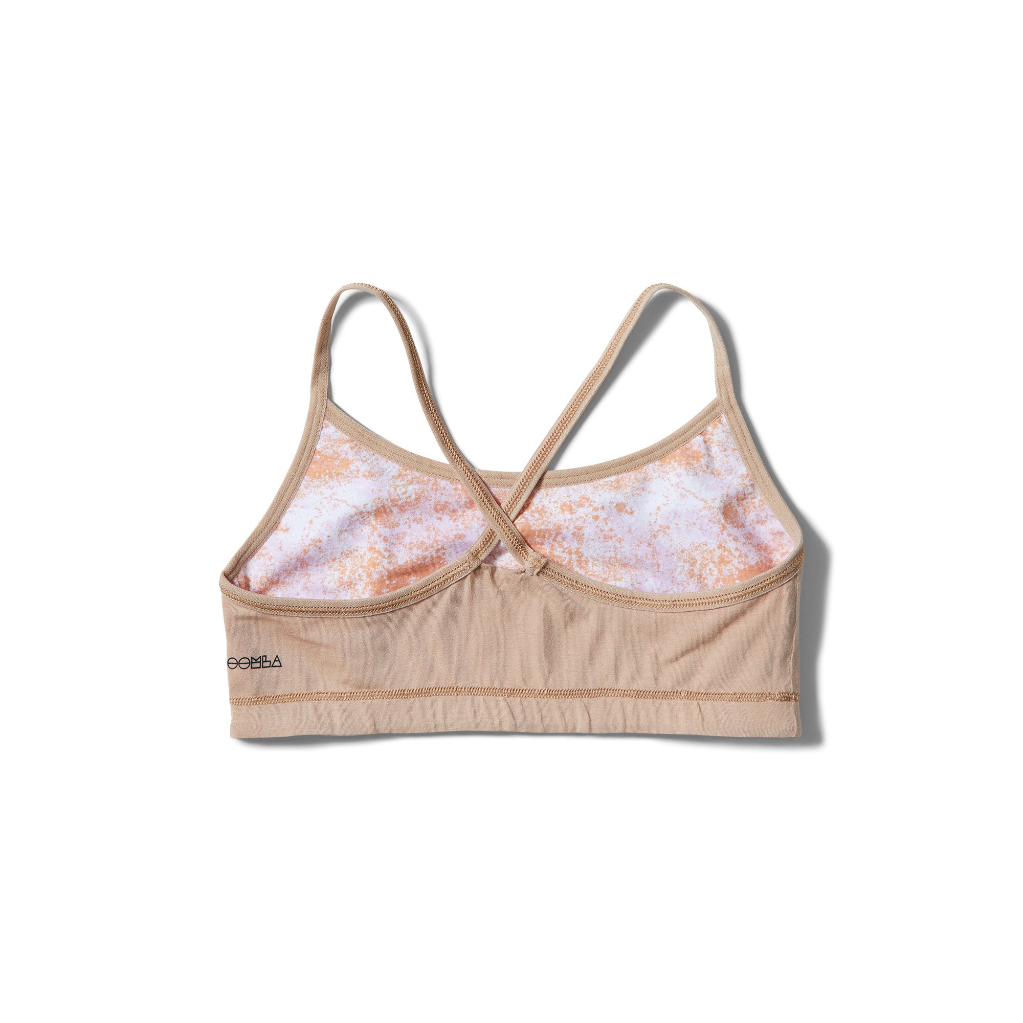 Orange Splatter Crossed Straps OOMBRA