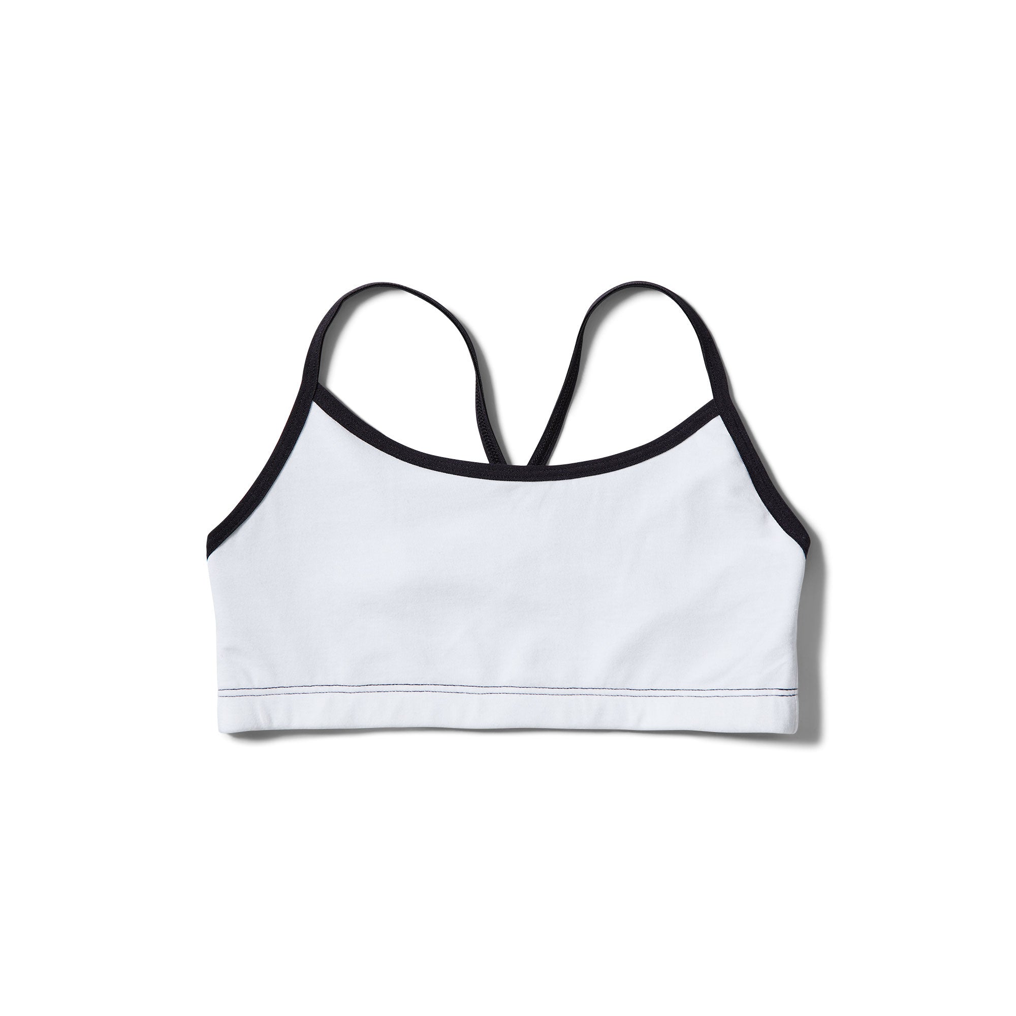 Black + White Crossed Straps OOMBRA