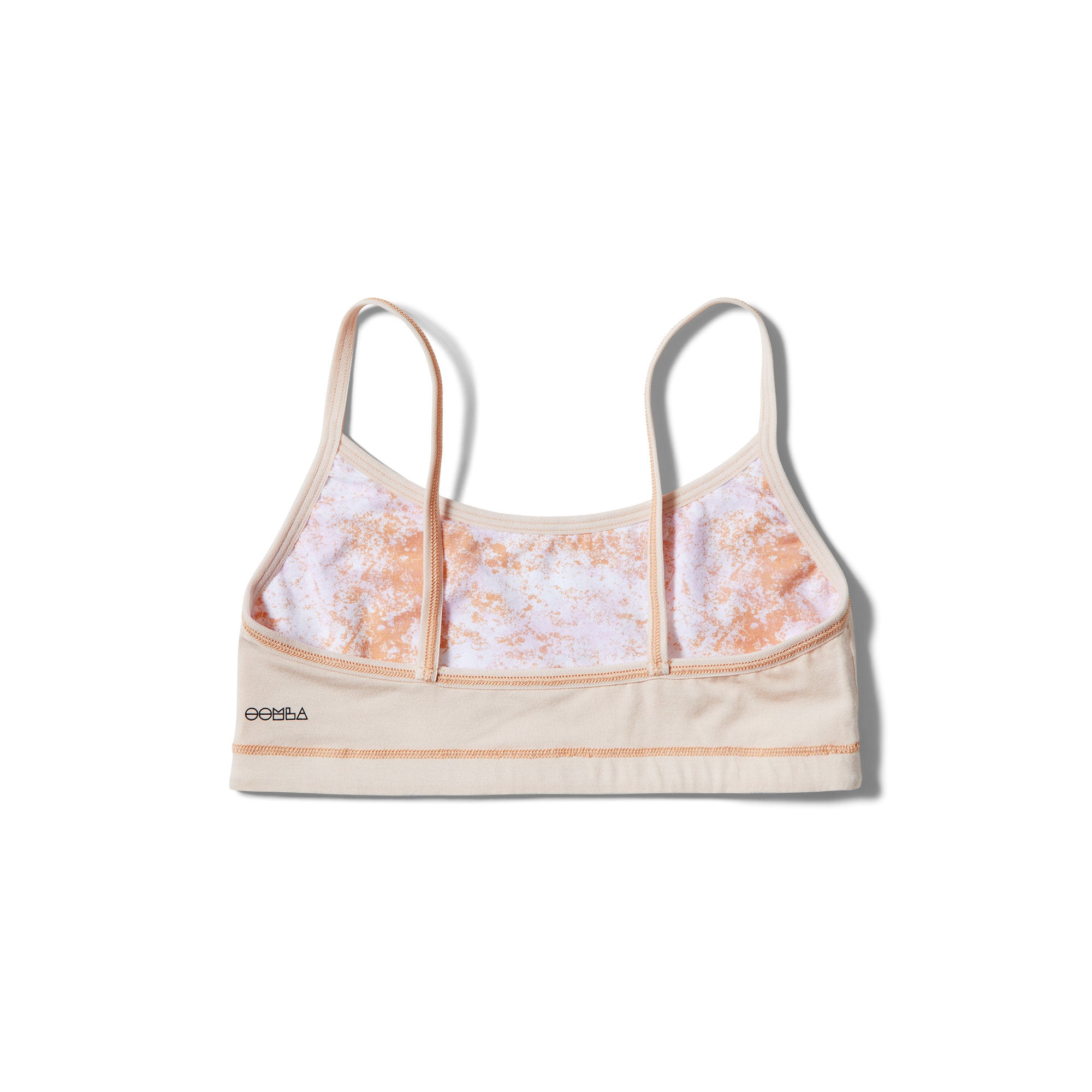Orange Splatter Straight Straps OOMBRA
