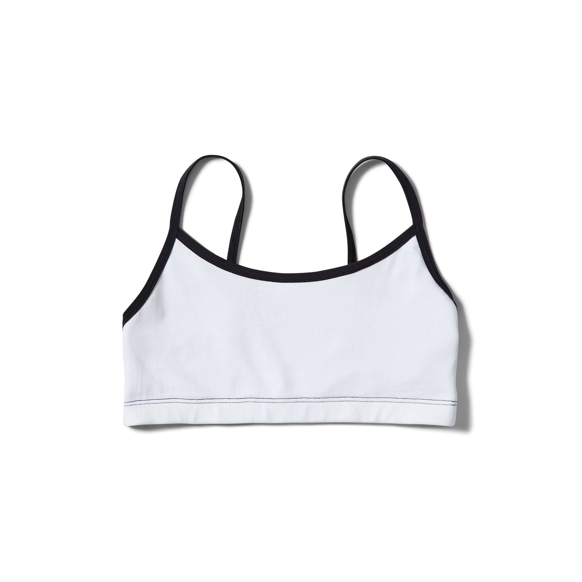 Black + White Straight Straps OOMBRA