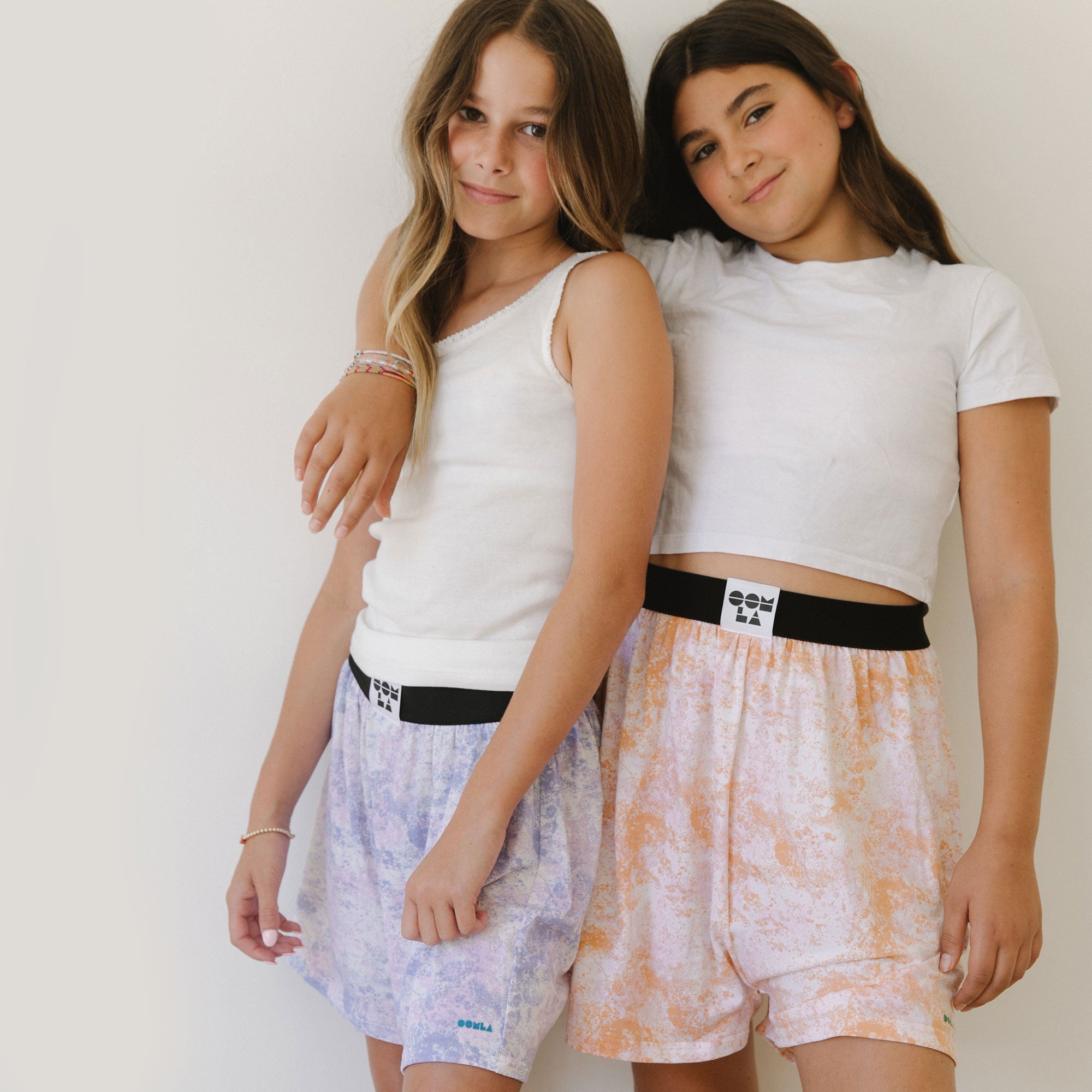 Orange splatter OOMSHORTS