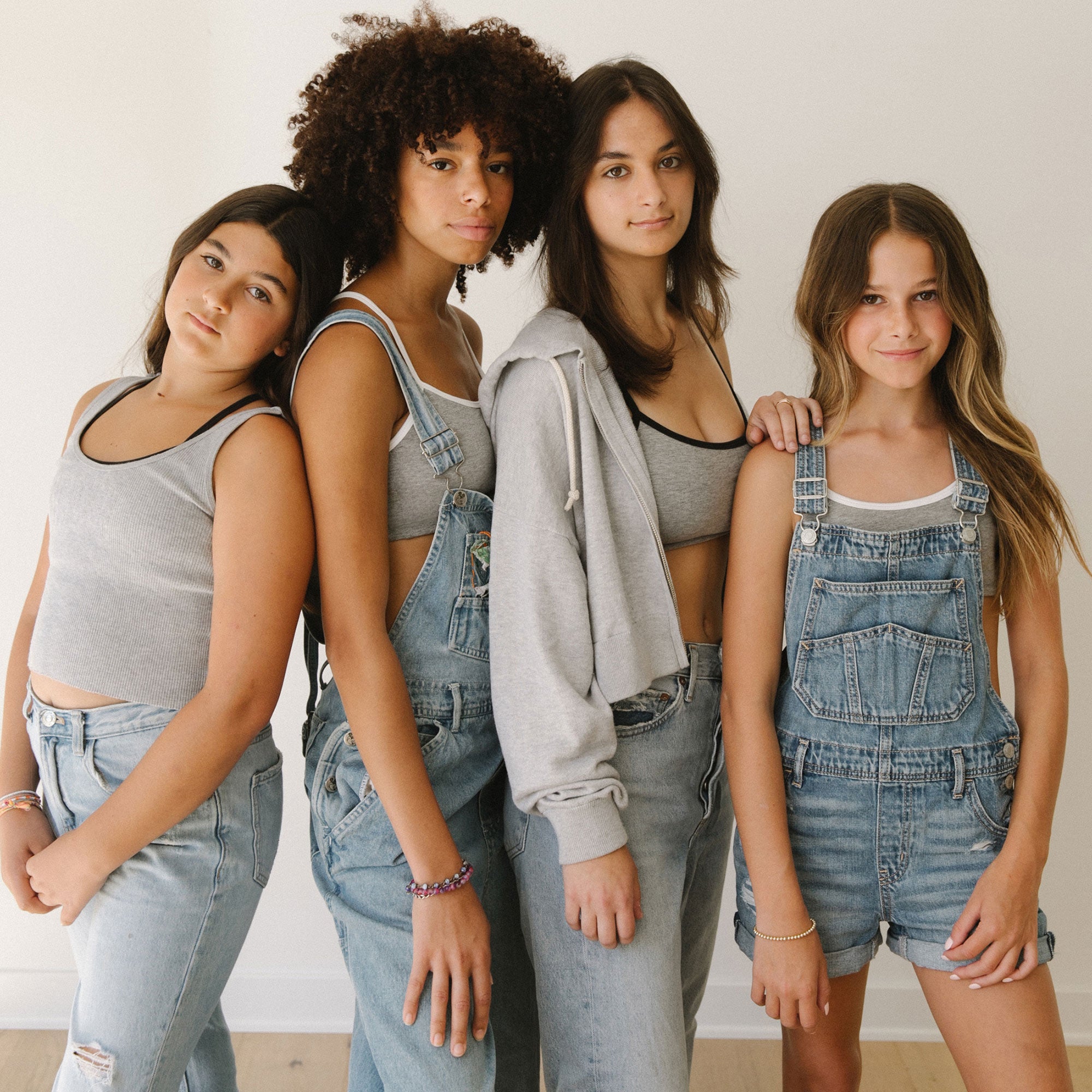 3 Black + White + Grey Straight Straps OOMBRAs