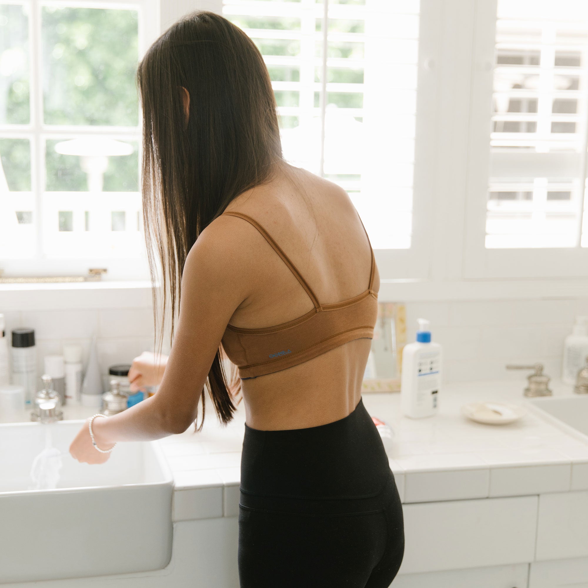 Orange Splatter Straight Straps OOMBRA