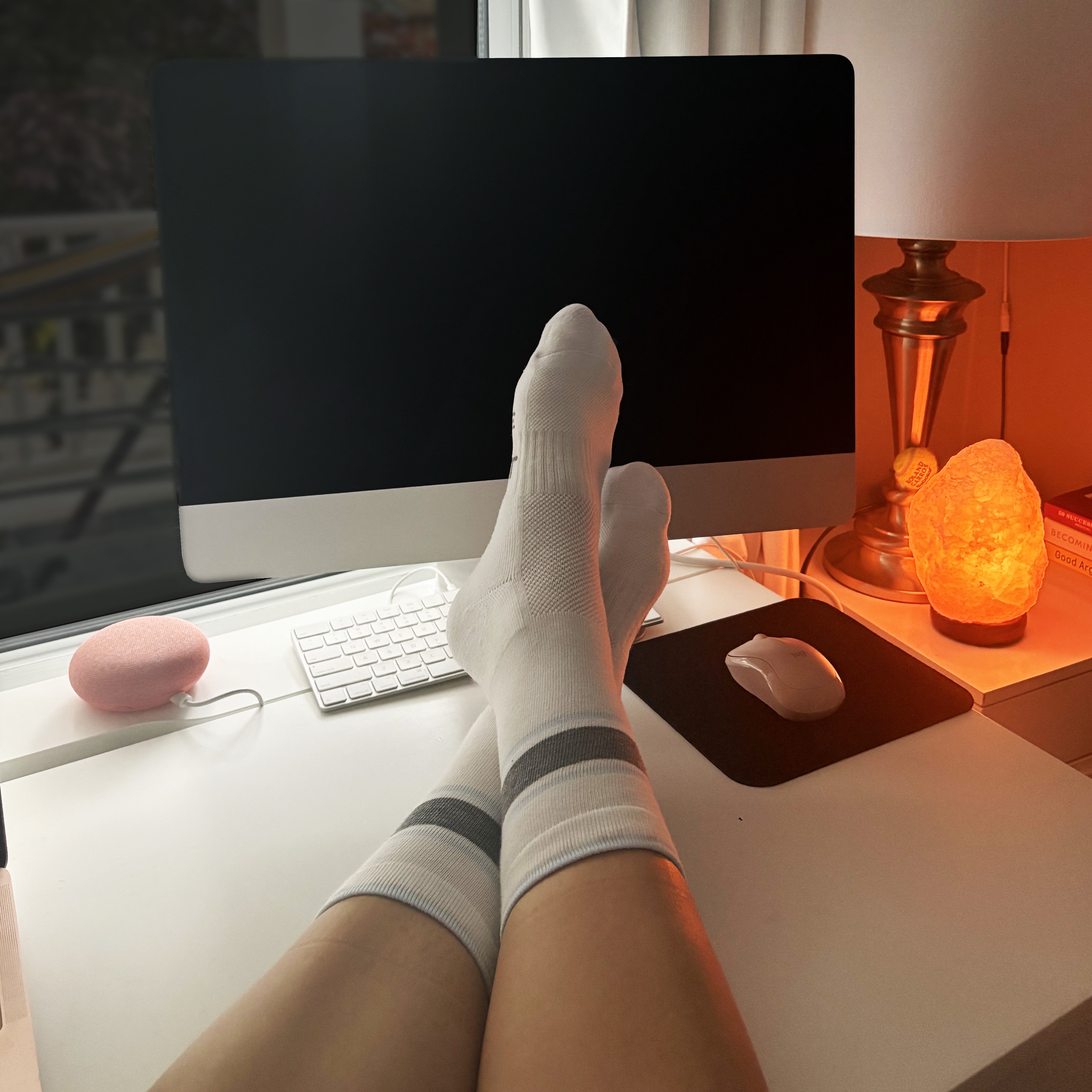 5-pack white OOMSOCKS