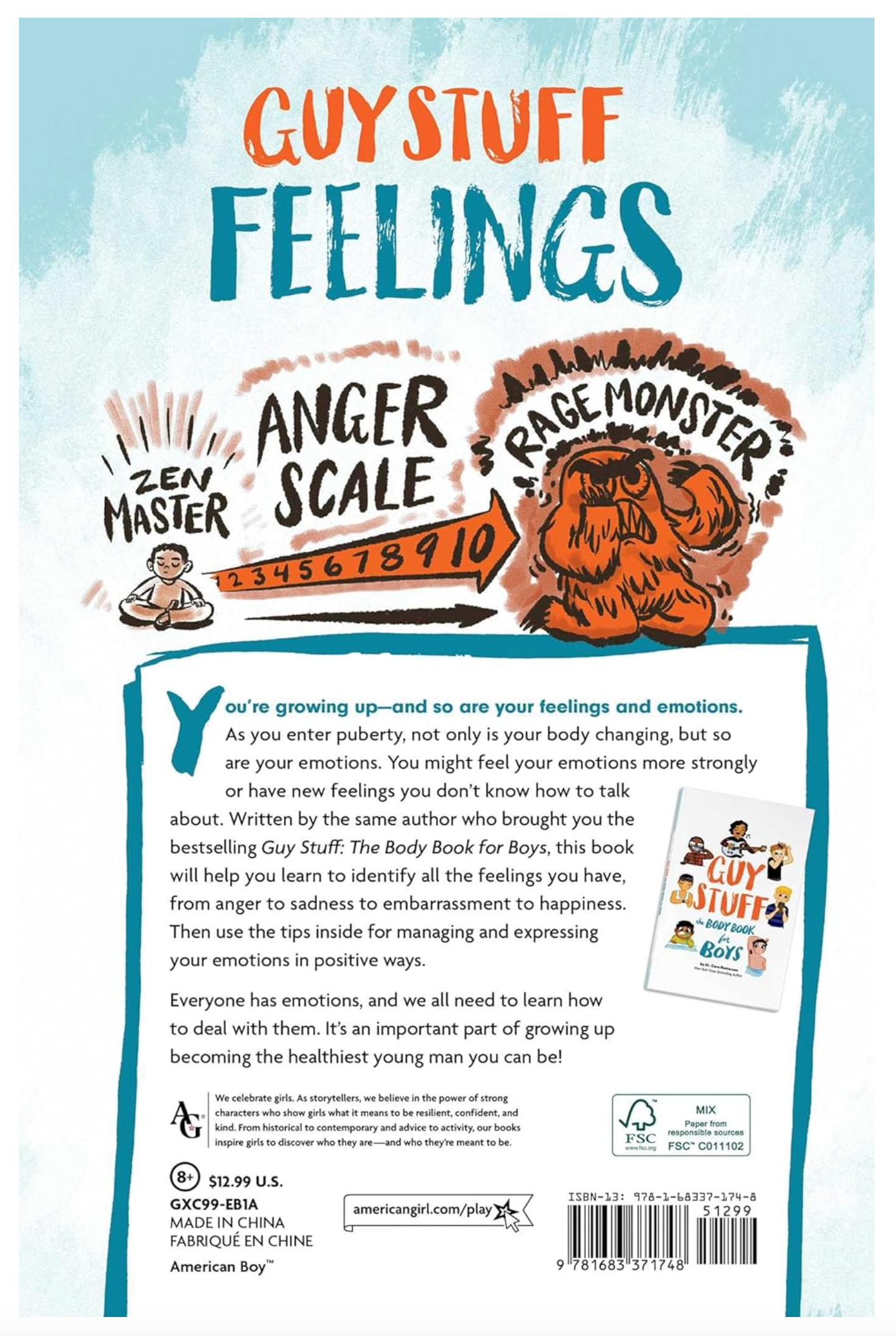 Guy Stuff Feelings: Everything you need to know about your emotions (American Girl® Wellbeing)